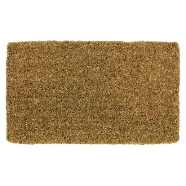Ryburn Plain Natural Coir Doormat 40cm x 68cm